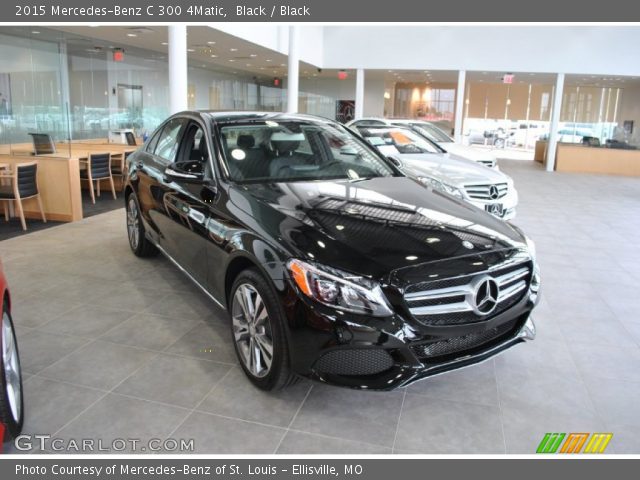 2015 Mercedes-Benz C 300 4Matic in Black