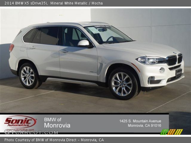 2014 BMW X5 sDrive35i in Mineral White Metallic