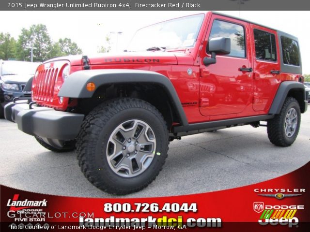 2015 Jeep Wrangler Unlimited Rubicon 4x4 in Firecracker Red