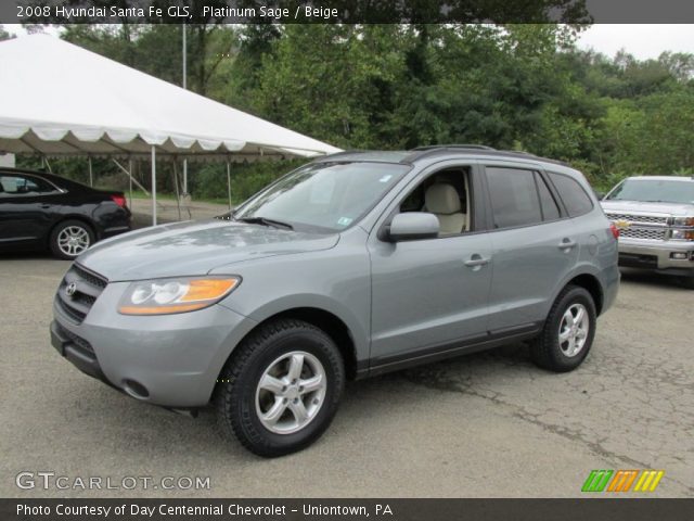 2008 Hyundai Santa Fe GLS in Platinum Sage
