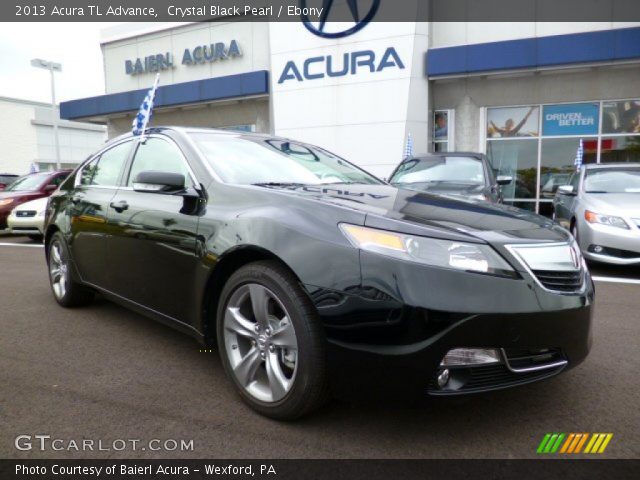 2013 Acura TL Advance in Crystal Black Pearl