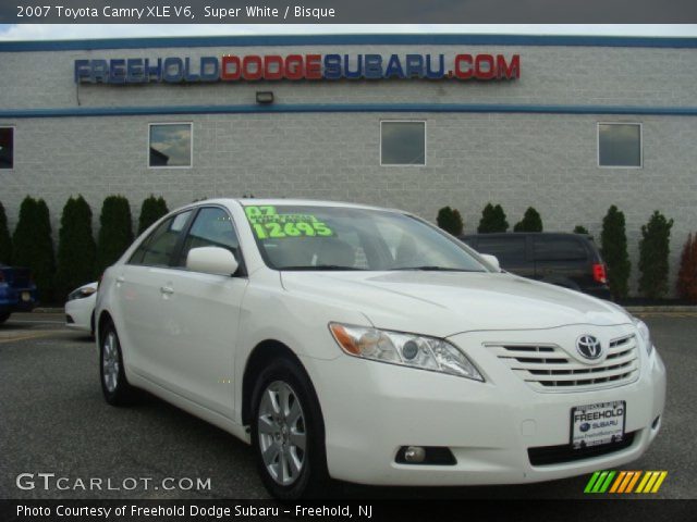 2007 Toyota Camry XLE V6 in Super White