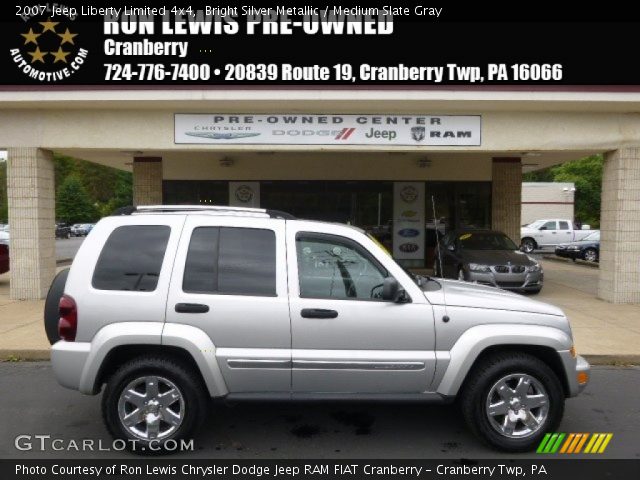 2007 Jeep Liberty Limited 4x4 in Bright Silver Metallic