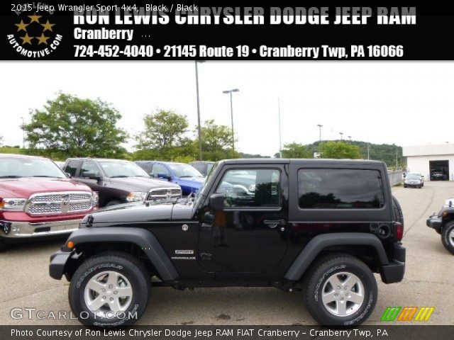 2015 Jeep Wrangler Sport 4x4 in Black