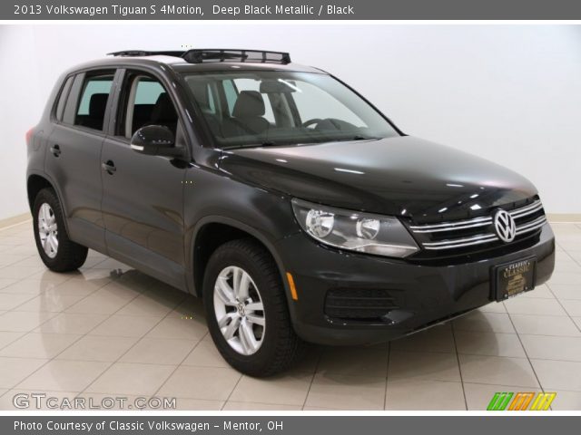 2013 Volkswagen Tiguan S 4Motion in Deep Black Metallic