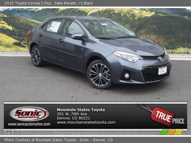 2015 Toyota Corolla S Plus in Slate Metallic