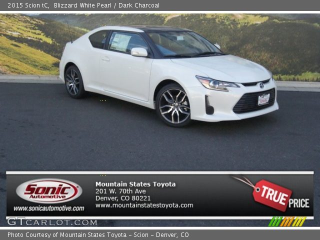 2015 Scion tC  in Blizzard White Pearl