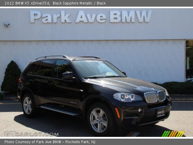 2012 BMW X5 xDrive35d in Black Sapphire Metallic