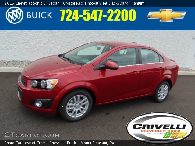 2015 Chevrolet Sonic LT Sedan in Crystal Red Tintcoat