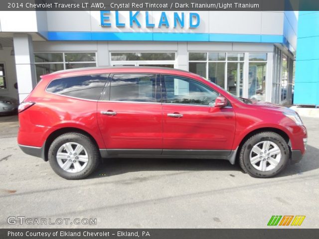2014 Chevrolet Traverse LT AWD in Crystal Red Tintcoat