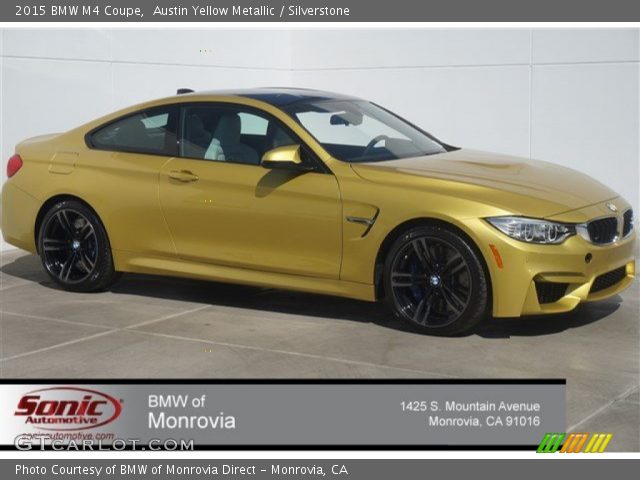 2015 BMW M4 Coupe in Austin Yellow Metallic