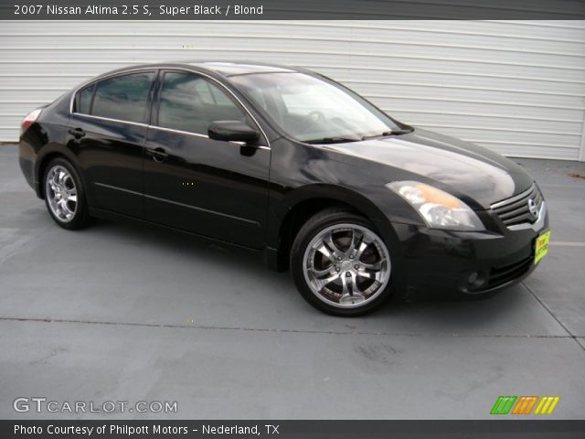 2007 Nissan Altima 2.5 S in Super Black