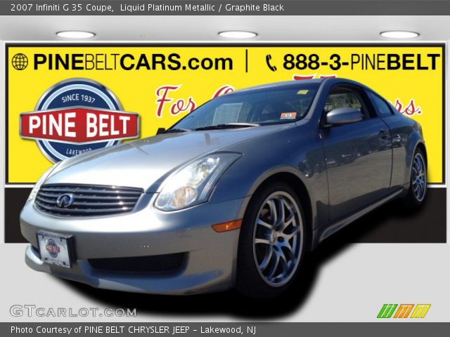 2007 Infiniti G 35 Coupe in Liquid Platinum Metallic