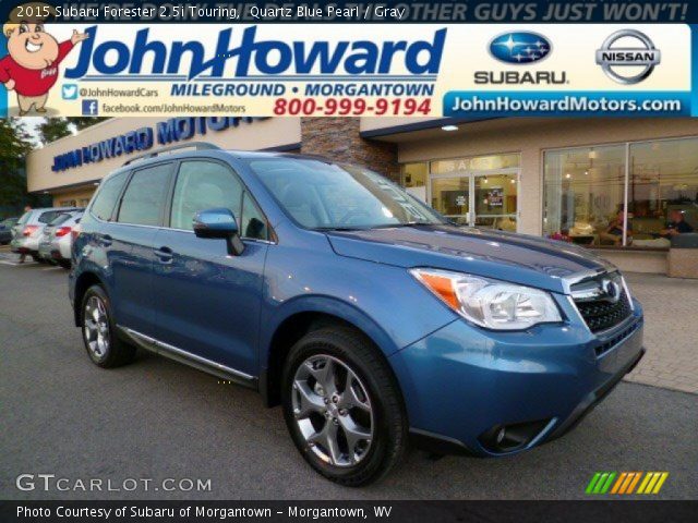 2015 Subaru Forester 2.5i Touring in Quartz Blue Pearl