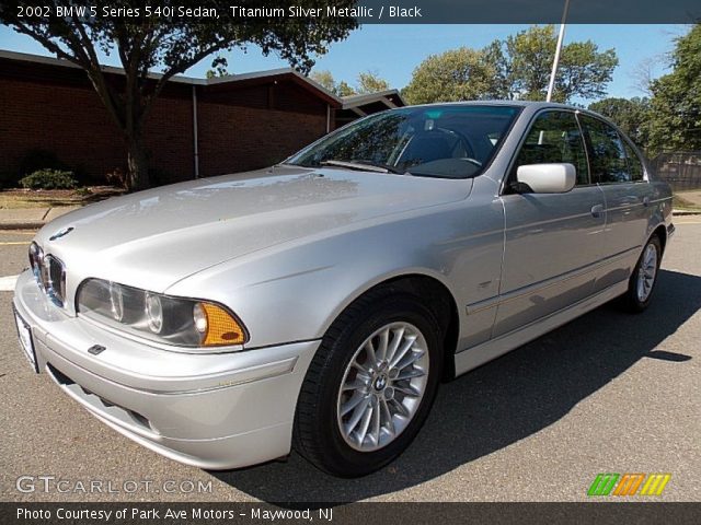 2002 BMW 5 Series 540i Sedan in Titanium Silver Metallic
