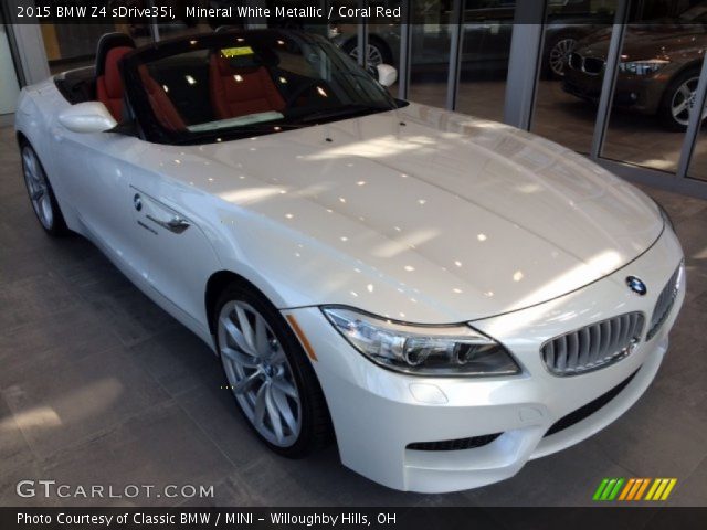 2015 BMW Z4 sDrive35i in Mineral White Metallic