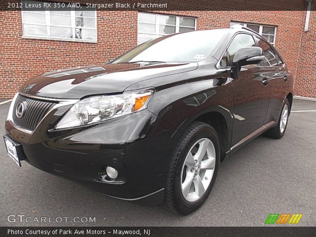 2012 Lexus RX 350 AWD in Stargazer Black