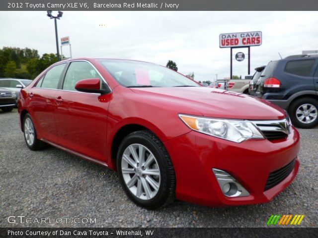 2012 Toyota Camry XLE V6 in Barcelona Red Metallic