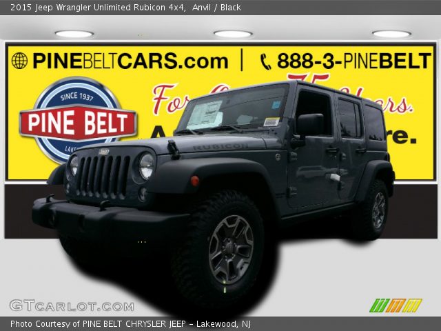 2015 Jeep Wrangler Unlimited Rubicon 4x4 in Anvil