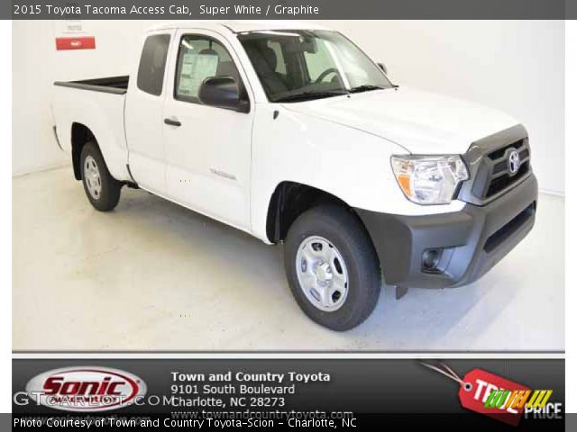 2015 Toyota Tacoma Access Cab in Super White