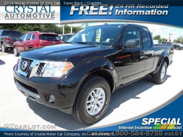 2014 Nissan Frontier SV King Cab in Super Black