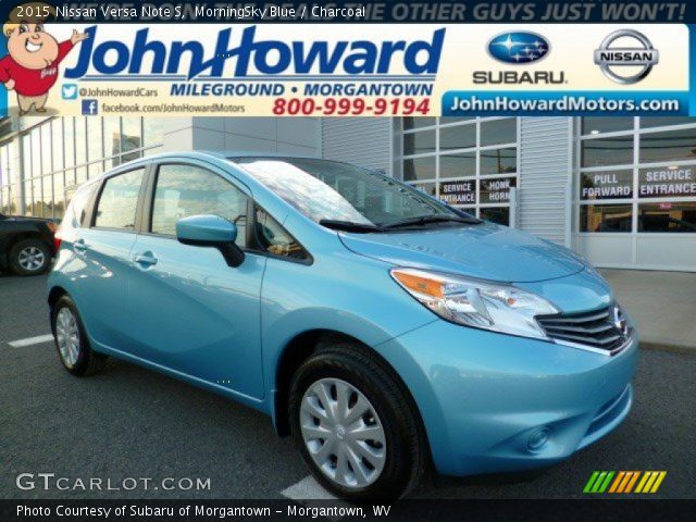 2015 Nissan Versa Note S in MorningSky Blue