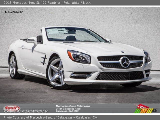 2015 Mercedes-Benz SL 400 Roadster in Polar White