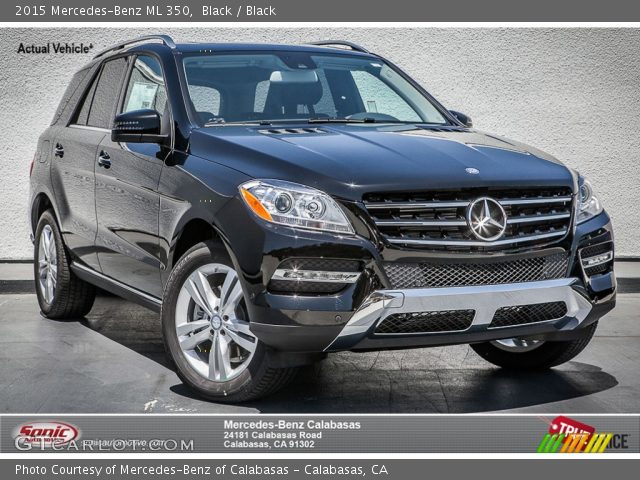 2015 Mercedes-Benz ML 350 in Black