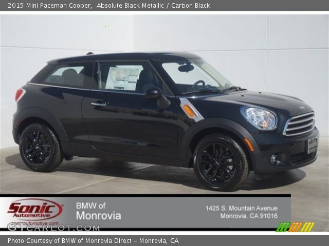 2015 Mini Paceman Cooper in Absolute Black Metallic