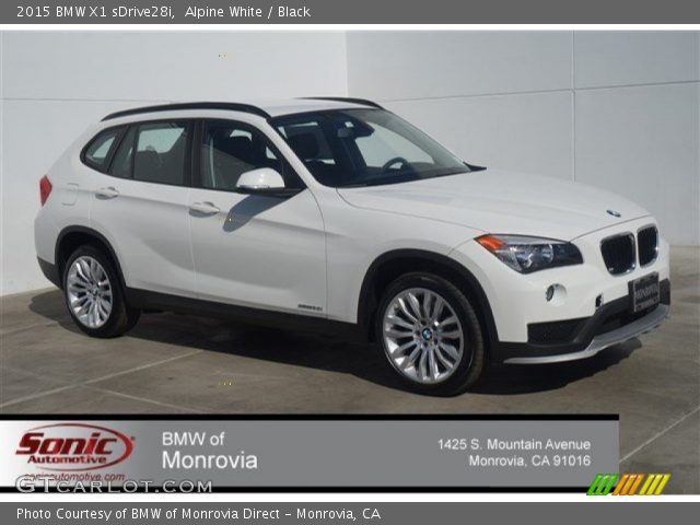 2015 BMW X1 sDrive28i in Alpine White