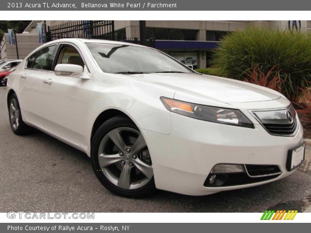 2013 Acura TL Advance in Bellanova White Pearl