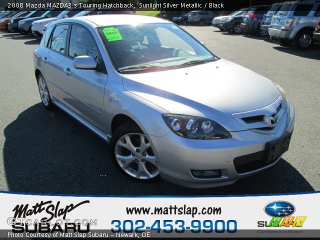 2008 Mazda MAZDA3 s Touring Hatchback in Sunlight Silver Metallic