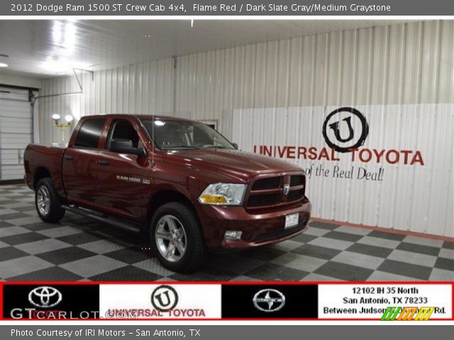 2012 Dodge Ram 1500 ST Crew Cab 4x4 in Flame Red