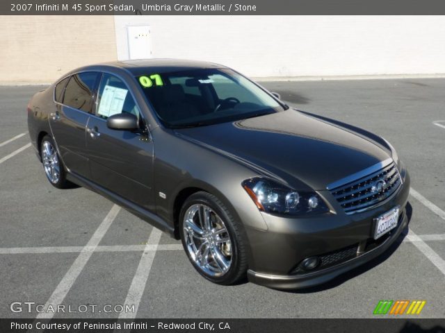 2007 Infiniti M 45 Sport Sedan in Umbria Gray Metallic