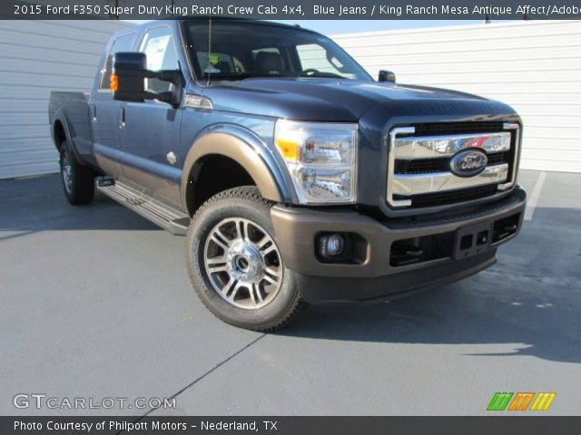 2015 Ford F350 Super Duty King Ranch Crew Cab 4x4 in Blue Jeans