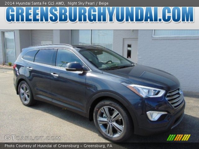 2014 Hyundai Santa Fe GLS AWD in Night Sky Pearl
