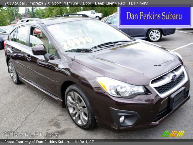 2013 Subaru Impreza 2.0i Sport Premium 5 Door in Deep Cherry Red Pearl