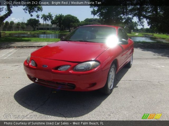 2002 Ford Escort ZX2 Coupe in Bright Red