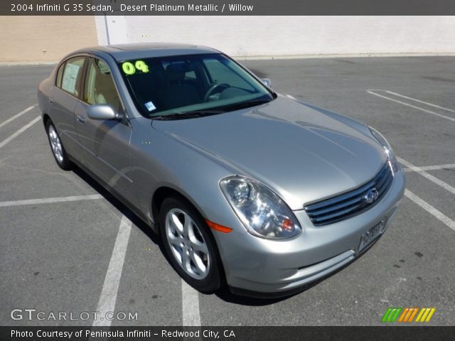 2004 Infiniti G 35 Sedan in Desert Platinum Metallic