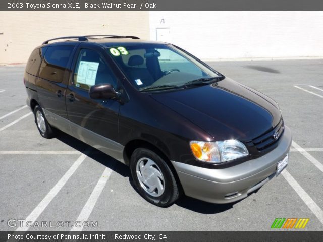 2003 Toyota Sienna XLE in Black Walnut Pearl