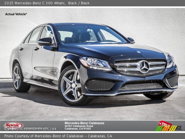 2015 Mercedes-Benz C 300 4Matic in Black
