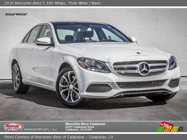 2015 Mercedes-Benz C 300 4Matic in Polar White