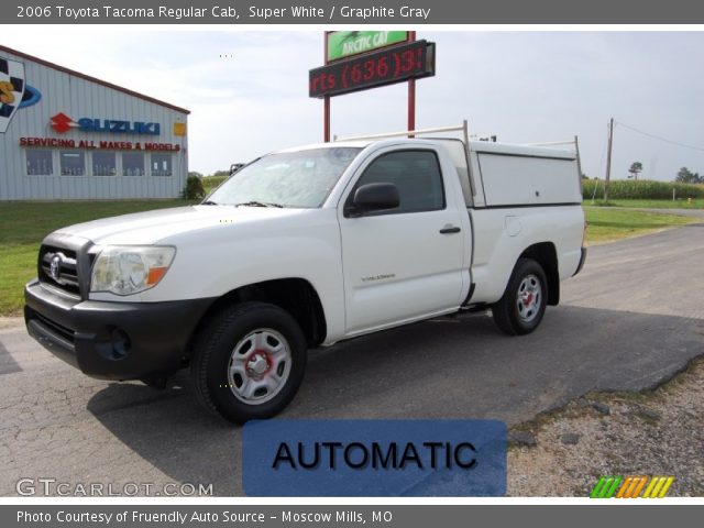 2006 Toyota Tacoma Regular Cab in Super White