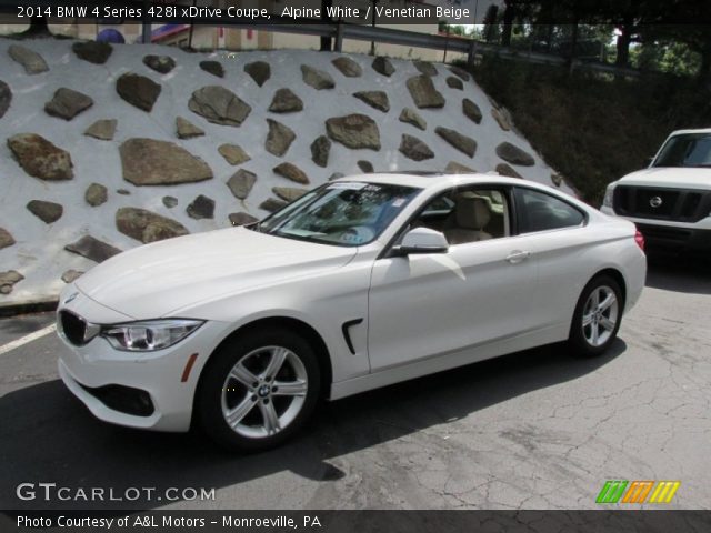 2014 BMW 4 Series 428i xDrive Coupe in Alpine White