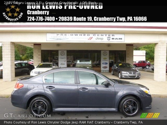 2011 Subaru Legacy 2.5i in Graphite Gray Metallic
