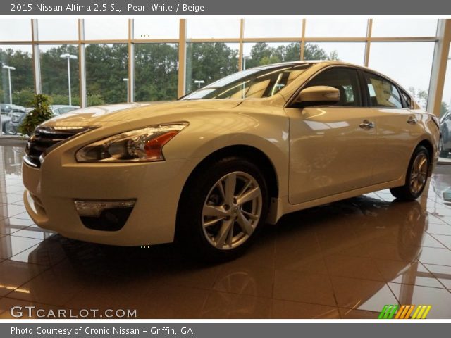 2015 Nissan Altima 2.5 SL in Pearl White