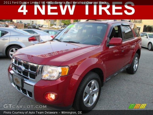 2011 Ford Escape Limited V6 4WD in Sangria Red Metallic