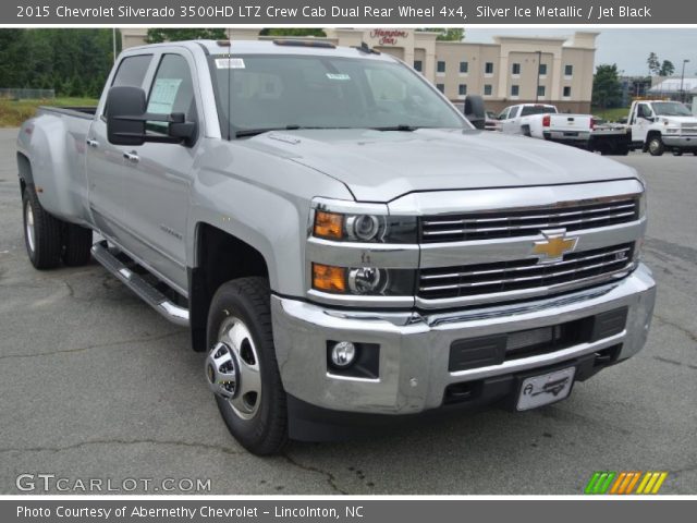 2015 Chevrolet Silverado 3500HD LTZ Crew Cab Dual Rear Wheel 4x4 in Silver Ice Metallic