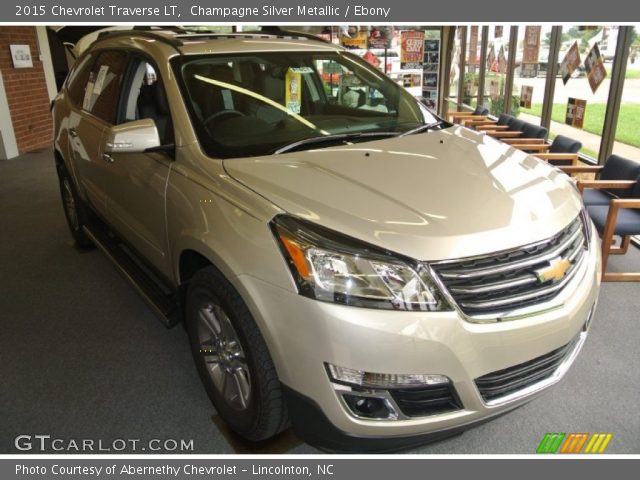 2015 Chevrolet Traverse LT in Champagne Silver Metallic