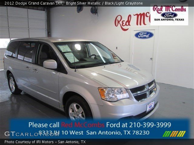 2012 Dodge Grand Caravan SXT in Bright Silver Metallic
